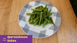 SPERZIEBONEN KOKEN [upl. by Valentijn]