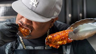 Fingerlicking Good Honey BBQ Chicken Wings Recipe [upl. by Graner228]