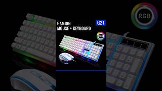 RGB Gaming Keyboard Mouse Combo G21B 🔥  Perfect Gear for Gamers 🎮quot gamermouse gamingkeyboard [upl. by Olivia]