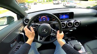 2021 Mercedes Benz a class A200  pov test drive [upl. by Navlys]