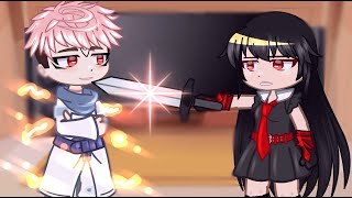 Akame Ga Kill React To Sukuna  Gacha React [upl. by Eessej]