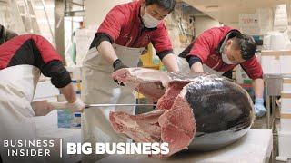 How A 600 Pound Tunafish Sells For 3 Million At The Largest Fish Market In The World  Big Business [upl. by Tserof]