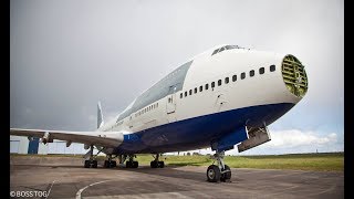 Abandoned Boeing 747 Airplane  Dumped Disused Plane  Urban Explore  Graveyard Aviation Salvage [upl. by Eelimaj]