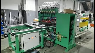 High Efficiency XY Axis Wire Mesh Welding Machine for Refrigerator Compartment Frame [upl. by Themis]