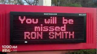 Ron Smith Tribute Sign At Greenspring Station [upl. by Ferwerda]