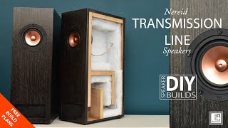 Transmission Line Speakers  DIY Nereid TL Speaker Build 4quot Markaudio Pluvia 72HD Full Range [upl. by Raamaj261]