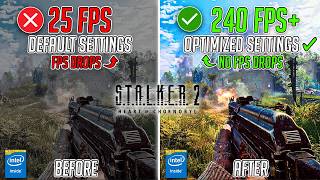 STALKER 2  BEST PC SETTINGS to Fix Lags Stutter and MAX FPS ✅ [upl. by Buchheim]