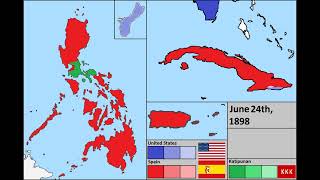 SpanishAmerican War Every Day 1898 [upl. by Lyrak]