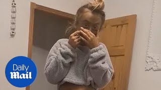 Fake tan fail Mom laughs at her daughter after she used the wrong shade [upl. by Ydnyc]