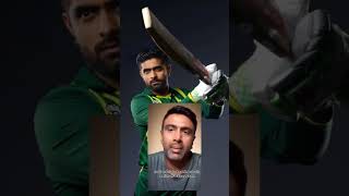 ravichandran ashwin about babar azam  ashwin talk about babar azam cricket cricketlover [upl. by Glynis242]