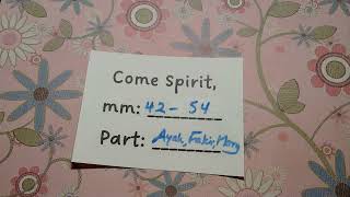 24 Come Spirit Come Charm Second Chant  Ayah Fakir amp Mary [upl. by Jevon825]