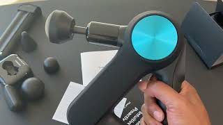 Theragun Pro Massager Device How to Use Unboxing and Setup 😍 [upl. by Gilli528]