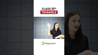 Class 10 Maths  Triangle  All Doubts and Problems Will Be Clear ytshorts magnetbrains triangle [upl. by Sallie704]