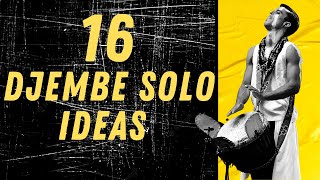 16 Djembe Solo Ideias [upl. by Donna]