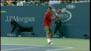 Roger Federer  Backhand Topspin [upl. by Nytram]