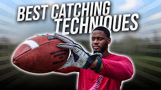 How To PROPERLY CATCH a Football for Beginners Wide Receivers [upl. by Halstead]