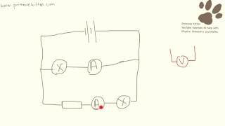 Voltmeters Ammeters Galvanometers and Shunt Resistors  DC Circuits Physics Problems [upl. by Etta]