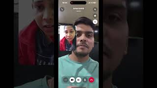 Girlfriend jealous 😂 Long Distance Couple ManjeetampDiksha APT song couplevideo shortsfeed [upl. by Dennet]