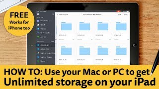 Free unlimited storage for your iPad or iPhone using your Mac or PC [upl. by Drofliw489]