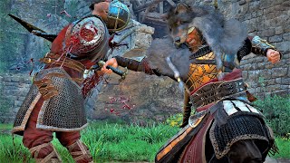 Assassins Creed Valhalla One Handed Sword Combat and Finishing Moves [upl. by Firehs]