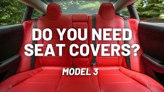 Premium Seat Cover Installation Guide for Tesla Model 3  TESBROS [upl. by Isoj716]