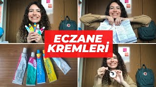 ECZANE KREMLERİ  Hangisi Ne İşe Yarıyor Lekelerçatlaklarkızarıklıklaryaralarsivilce izleri [upl. by Ardnoik775]