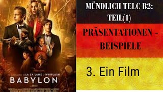 Mündlich Telc B2 Teil 1 3 Ein Film تكلم عن فيلم [upl. by Asylem601]