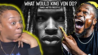 Spicyyyy‼️ Scru Face Jean  What Would King Von Do Family Matters Freestyle RESPONSE Reaction [upl. by Loats934]