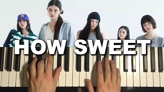 How To Play  NewJeans  How Sweet Piano Tutorial Lesson [upl. by Dale]