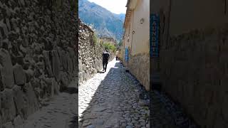 Andes mountain town street perutravel ollantaytambo [upl. by Wooldridge]