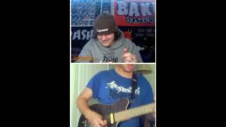 He couldn’t find the words 😭 guitar guitarist omegle monkey reaction [upl. by Ahtnicaj]