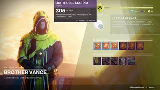 Destiny 2 Get Kairos Function Cloak from Lighthouse Engram [upl. by Rumit345]