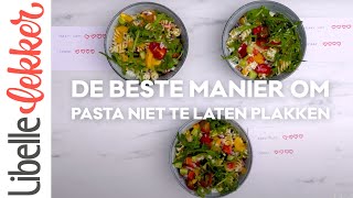 De beste manier om pasta niet te laten plakken [upl. by Smitt]