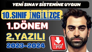 10 SINIF İNGİLİZCE 1 DÖNEM 2 YAZILI SORULARI  YENİ SINAV SİSTEMİ  20232024 [upl. by Pape221]