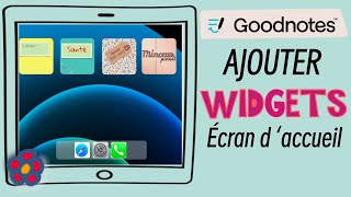 Goodnotes WIDGET sur lécran daccueil amp bêtisier [upl. by Poore]