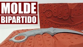 Como Fazer um Molde Bi Partido de Borracha de Silicone I Kakacraft na Redelease [upl. by Carr]