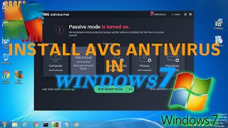 How to Install AVG Free Antivirus On Windows 7 [upl. by Nollahs536]