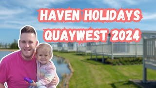 HAVEN HOLIDAYS Quaywest  SAVER caravan tour 2024 [upl. by Wileen]