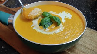 SUPER leckerer KÜRBIS SUPPE Rezept  PUMPKIN SOUP Recipe nach TRADITIONELLER ART [upl. by Snilloc375]