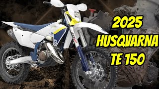 New 2025 Husqvarna TE150 Detail Look [upl. by Eilarol]