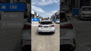 MERCEDES AMG A35 custom resonator delete  muffler delete 🔥🔥🔥 [upl. by Kumagai]