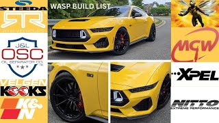 2024 Mustang GT PP Build List WASP [upl. by Harod]