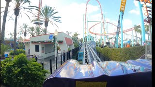 Xcelerator INTENSE LAUNCH Roller Coaster 4K POV  Knotts Berry Farm California No Copyright [upl. by Queridas]