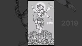 Akhil Chandan wadi SGM Gor ganpati 2015 to 2024 [upl. by Allemat]