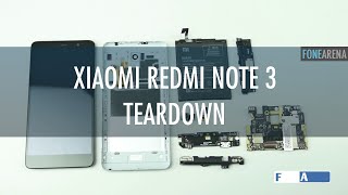 Xiaomi Redmi Note 3 Teardown [upl. by Eelaras]