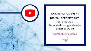 AKIS in Action Digital Repositories  EUFarmBook [upl. by Annaihr1]