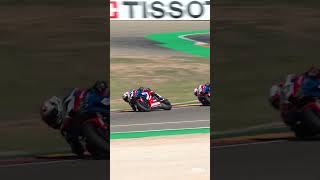 Vierge right on teammate Lecuonas tail at Aragon 🔥 [upl. by Llerehs]