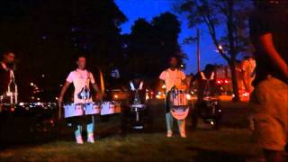 Cadets 2011 DCI Finals Drumline in the lot [upl. by Wilser536]