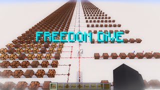 FREEDOM DiVE  ximinecraft noteblock cover [upl. by Anirual995]