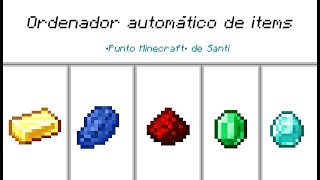 Clasificador de items Item sorter  Minecraft Java amp Bedrock [upl. by Ecirtal510]